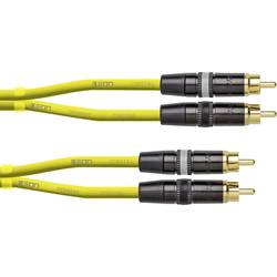 Cordial CEON DJ RCA 1.5 Y audio propojovací kabel [1x cinch zástrčka - 1x cinch zástrčka] 1.50 m žlutá