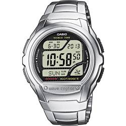 Casio DCF náramkové hodinky WV-58DE-1AVEG (d x š x v) 53.4 x 43.7 x 12 mm stříbrná Materiál pouzdra=nerezová ocel, Rezinát materiál řemínku=nerezová ocel