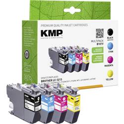 KMP Ink náhradní Brother LC-3213BK, LC-3213C, LC-3213M, LC-3213Y kompatibilní kombinované balení černá, azurová, purpurová, žlutá B101V 1539,4005