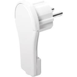 LogiLink LPS228 plochá zástrčka SchuKo plast S pomůckou po vytažení 230 V bílá IP20
