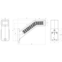 WAS pracovní světlomet 12 V/DC, 24 V/DC W168.10.1 1444 L/P osvětlení blízkého terénu (š x v) 238 mm x 181 mm 2040 lm