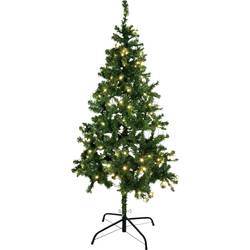 Europalms 83500299 Umělý vánoční strom s osvětlením jedle teplá bílá LED zelená s podstavcem