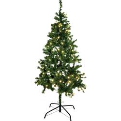Europalms 83500298 Umělý vánoční strom s osvětlením jedle teplá bílá LED zelená s podstavcem