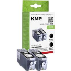KMP Ink náhradní Canon PGI-520PGBK kompatibilní Dual černá C72D 1508,0021