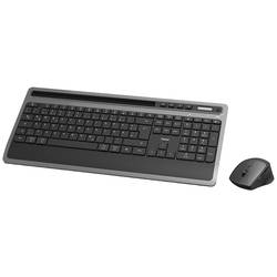 Hama bezdrátový, Bluetooth® sada klávesnice a myše německá, QWERTZ černá, antracitová