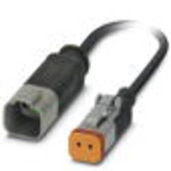 Phoenix Contact SAC-2P-DTMS/ 3,0-PUR/DTFS připojovací kabel pro senzory - aktory, 1414994, piny: 2, 3.00 m, 1 ks