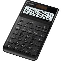 Casio JW-200SC-BK stolní kalkulačka černá Displej (počet míst): 12 solární napájení, na baterii (š x v x h) 109 x 11 x 184 mm