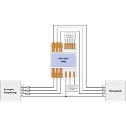 WAGO 879-3020 4PS 879-3020 třífázový elektroměr digitální 65 A Úředně schválený: Ano 1 ks