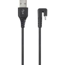 Renkforce USB kabel USB 2.0 USB-C ® zástrčka, USB-A zástrčka 1.00 m černá RF-4609276