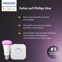 Philips Hue LED stolní lampa 871951434139500 Energetická třída (EEK2021): F (A - G) Hue White Amb. Wellner Tischleuchte weiß 806lm inkl. Dimmschalter E27 8 W