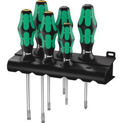 Wera 334/355/6 Rack sada šroubováků, plochý, křížový PZ, 6dílná, 05105656001