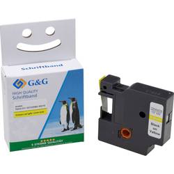 páska do štítkovače G&G 15572 kompatibilní náhradní DYMO 45018, S0720580 Barva pásky: žlutá Barva písma: černá 12 mm 7 m