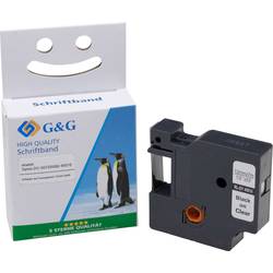 páska do štítkovače G&G 15569 kompatibilní náhradní DYMO 45010, S0720500 Barva pásky: transparentní Barva písma: černá 12 mm 7 m