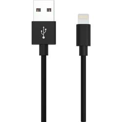 Ansmann Apple iPad/iPhone/iPod nabíjecí kabel [1x USB 2.0 zástrčka A - 1x dokovací zástrčka Apple Lightning] 2.00 m černá