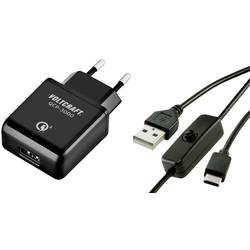 VOLTCRAFT QCP-3000 USC USB nabíječka Vhodné pro (vývojové sady): Raspberry Pi® Výstupní proud (max.) 3000 mA 1 x USB-C® zástrčka s vypínačem, Qualcomm Quick