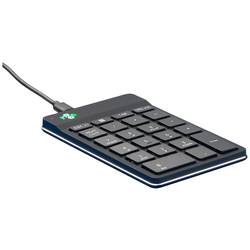 R-GO Tools Numpad Break kabelový číselná klávesnice ergonomická, Tiché klávesy černá