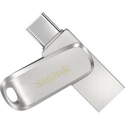 SanDisk Ultra® Dual Luxe Type-C™ USB paměť pro smartphony/tablety stříbrná 256 GB USB-C® USB 3.1 (1. generace)