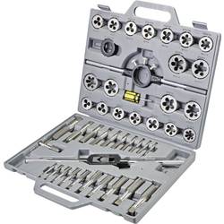 TOOLCRAFT TO-7199877 sada závitníků 45dílná HSS metrický M6, M8, M10, M12, M14, M16, M18, M20, M22, M24