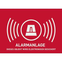 ABUS AU1322 výstražná samolepka alarm Jazyky němčina (š x v) 148 mm x 105 mm