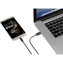 Renkforce USB kabel USB 3.2 Gen1 USB-A zástrčka, USB-C ® zástrčka 1.80 m černá RF-4535906