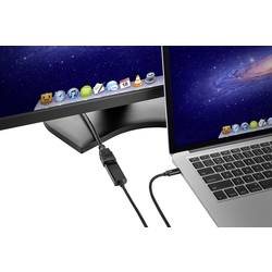 Renkforce USB-C® / HDMI kabelový adaptér USB-C ® zástrčka, Zástrčka HDMI-A 1.80 m černá RF-4535910 Kabel pro displeje USB-C®