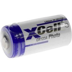 XCell photo123 fotobaterie CR-123A lithiová 1550 mAh 3 V 1 ks