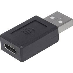 Manhattan USB 2.0 adaptér [1x USB 2.0 zástrčka A - 1x USB-C® zásuvka] oboustranně zapojitelná zástrčka