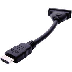 club3D CAC-HMD>DFD HDMI / DVI adaptér [1x HDMI zástrčka - 1x DVI zásuvka 24+5pólová] černá 12.00 cm