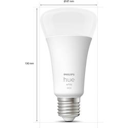 Philips Hue LED žárovka 871951434332000 Energetická třída (EEK2021): F (A - G) Hue White Einzelpack 1100lm 100W E27 15.5 W teplá bílá