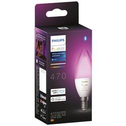 Philips Lighting Hue LED svítidlo - rozšíření 871951435661000 Energetická třída (EEK2021): G (A - G) Hue White & Col. Amb. Einzeplack E14 470lm E14 5.3 W teplá