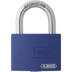 visací zámek na klíč ABUS ABVS50005, 43 mm, modrá