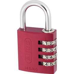 ABUS ABVS48813 visací zámek 41.5 mm červená na heslo