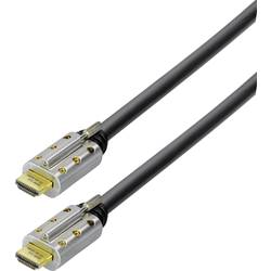 Maxtrack HDMI kabel Zástrčka HDMI-A, Zástrčka HDMI-A 10.00 m černá C 505-10 L podpora HDMI, stíněný, Audio Return Channel, Ultra HD (4K) HDMI s Ethernetem, lze