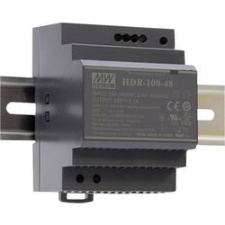 Mean Well HDR-100-48 síťový zdroj na DIN lištu, 48 V/DC, 1.92 A, 92.2 W, výstupy 1 x