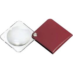 Eschenbach 1752160 lupa s koženým prvkem zvětšení: 3.5 x, Velikost objektivu: (Ø) 60 mm, červená