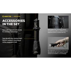 ArmyTek Predator Pro Warm F07301W LED kapesní svítilna napájeno akumulátorem 1400 lm 136 g