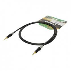 Sommer Cable HBA-3S-0060 jack audio kabel [1x jack zástrčka 3,5 mm - 1x jack zástrčka 3,5 mm] 0.60 m černá