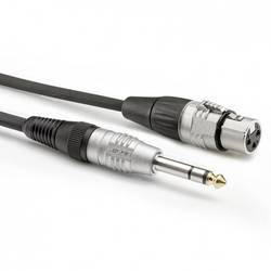Sommer Cable HBP-XF6S-0900 audio kabelový adaptér [1x jack zástrčka 6,3 mm (stereo) - 1x XLR zásuvka 3pólová] 9.00 m černá