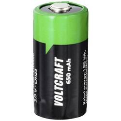 VOLTCRAFT speciální akumulátor CR 123 Hořejšek tlačítka lithiová 3 V 650 mAh