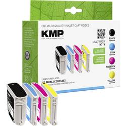 KMP Ink kombinované balení kompatibilní náhradní HP 940XL, C2N93AE, C4906AE, C4907AE, C4908AE, C4909AE černá, azurová, purppurová, žlutá H71V 1715,4005