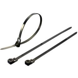 TRU COMPONENTS 1592881, TC-HVCR200BK203, stahovací pásky, 7.60 mm, 200 mm, černá, rozpojitelná, 100 ks