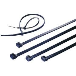 TRU COMPONENTS 1592811, TC-CVR120LLW203, stahovací pásky, 7.60 mm, 120 mm, černá, odolná vůči UV záření, 100 ks