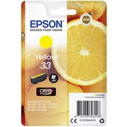 Epson Ink T3344, 33 originál žlutá C13T33444012