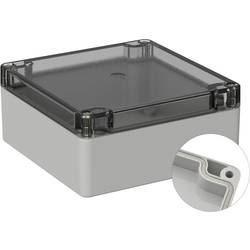 TRU COMPONENTS TC-9065464 Venkovní kryt 122 x 120 x 55 polykarbonát šedobílá (RAL 7035) 1 ks