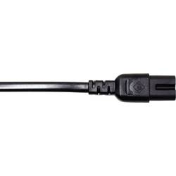 Manhattan napájecí kabel [1x Euro zástrčka - 1x IEC C8 zástrčka] 1.80 m černá