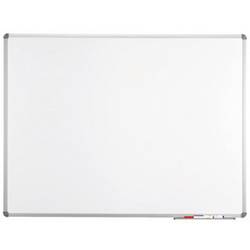 Maul bílá popisovací tabule Whiteboard MAULstandard (š x v) 180 cm x 120 cm šedá plastový vč. odkládací misky , formát na šířku nebo na výšku