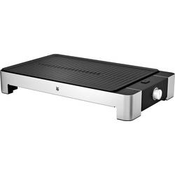 WMF 0415330011 elektrický gril stolní gril manuálně nastavitelná teplota stříbrná, černá
