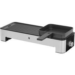 WMF 0415170011 elektrický gril stolní gril manuálně nastavitelná teplota černá, stříbrná
