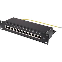 Renkforce síťový patch panel 254 mm (10) CAT 6 1 U osazený