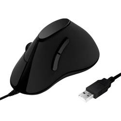 LogiLink ID0158 ergonomická myš USB optická černá 5 tlačítko 1000 dpi ergonomická